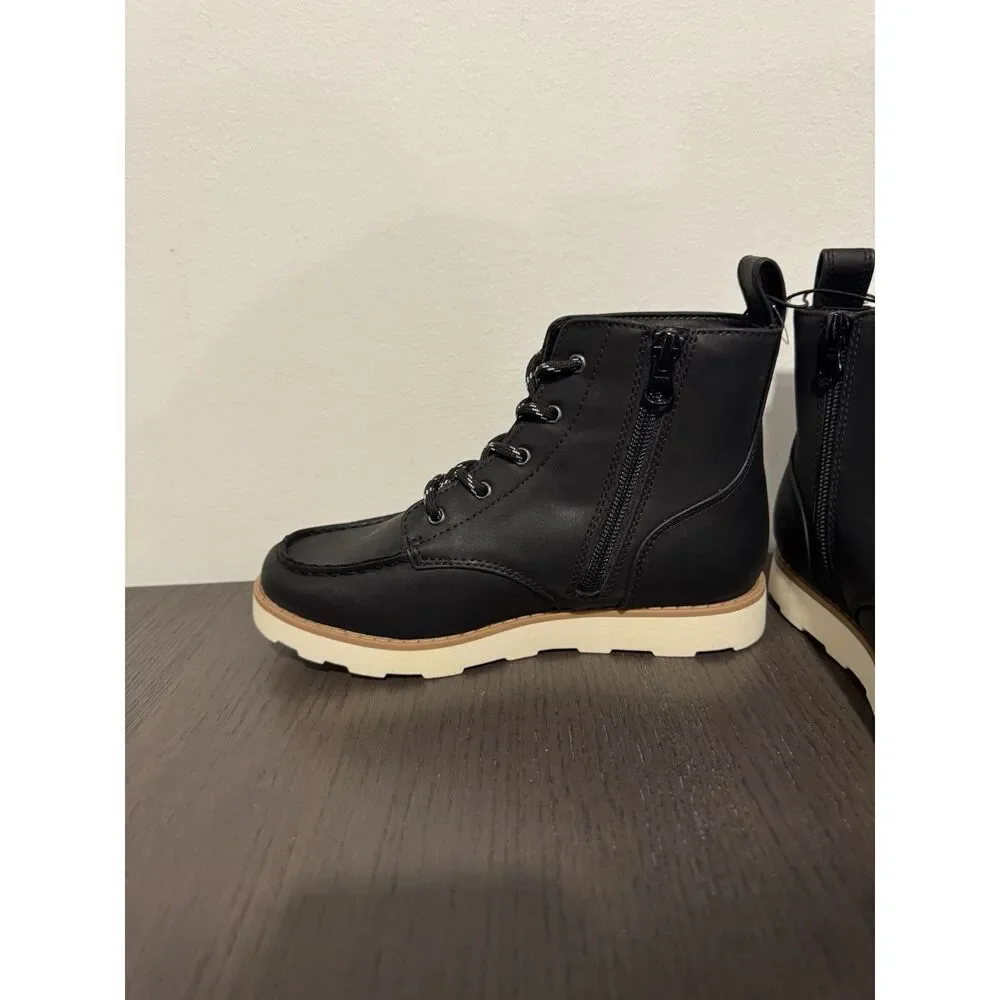Boys Bosley Boots Mock Toe Cat & Jack Kids Casual Ankle Boot Collection‎ 2 NEW